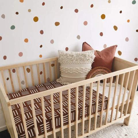 Wandsticker Boho Polka Dots