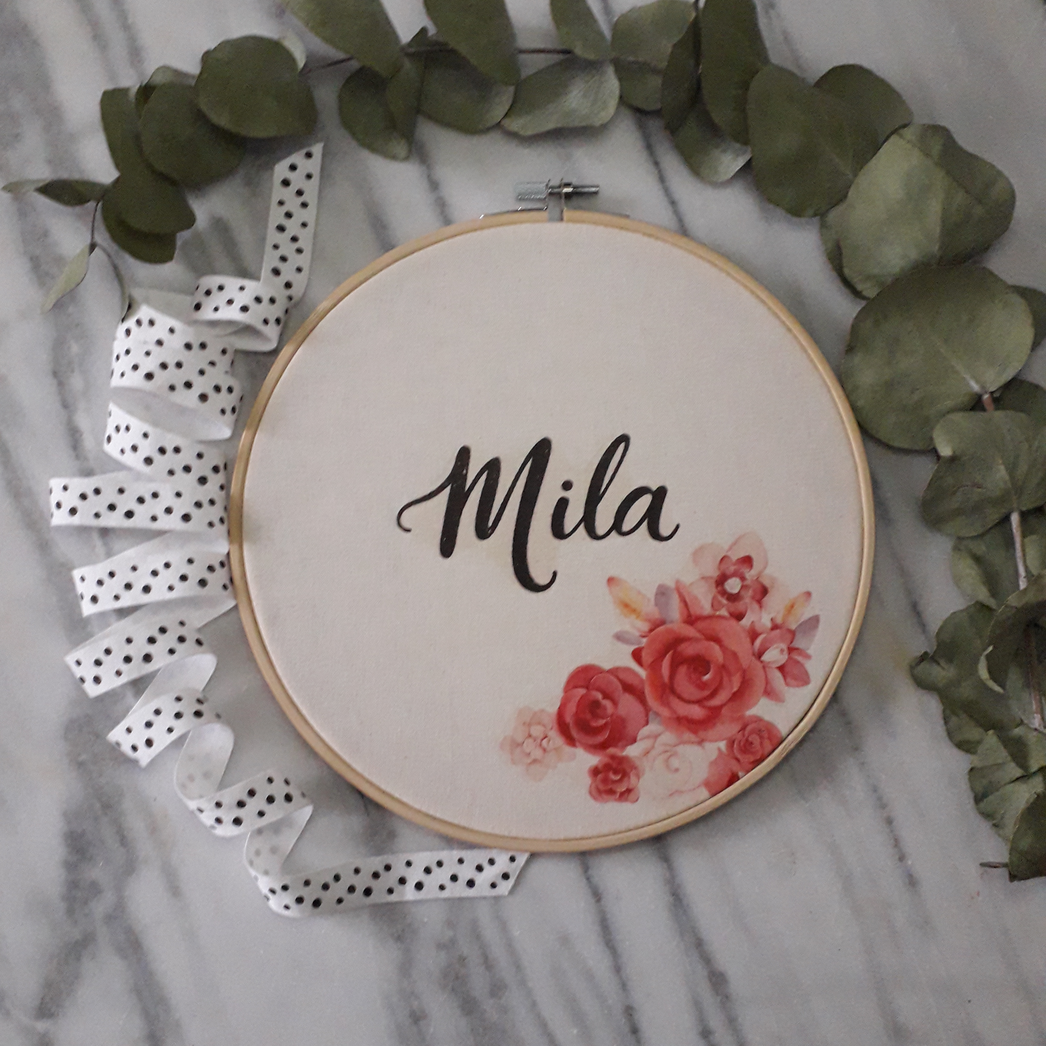 Stickrahmen Blumen Mila